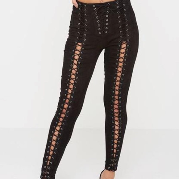 Maniere de voir suede lace up legging - Picture 1 of 5